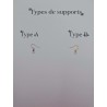 Boucle d'Oreille Flocon de Neige | Bijou Hivernal | Accessoire de Noël Féerique