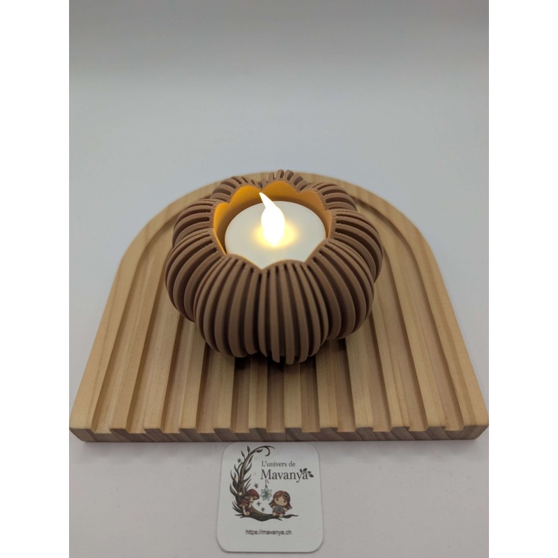 Porte-Bougie LED Citrouille Compatible IKEA SKATGÅS | mavanya.ch