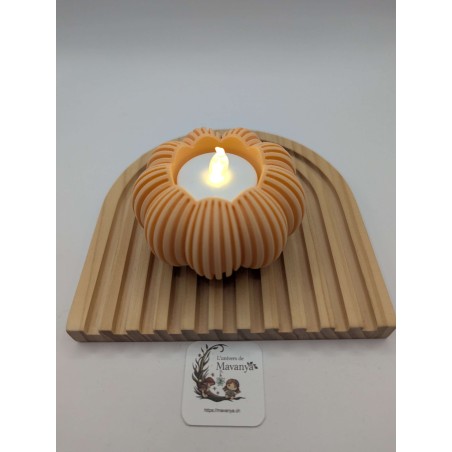 Porte-Bougie "Citrouille"
