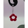 Boucle d'oreille Flower Power | Fleur des années 70 & rétro-chic