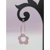 Boucle d'oreille Flower Power | Fleur des années 70 & rétro-chic