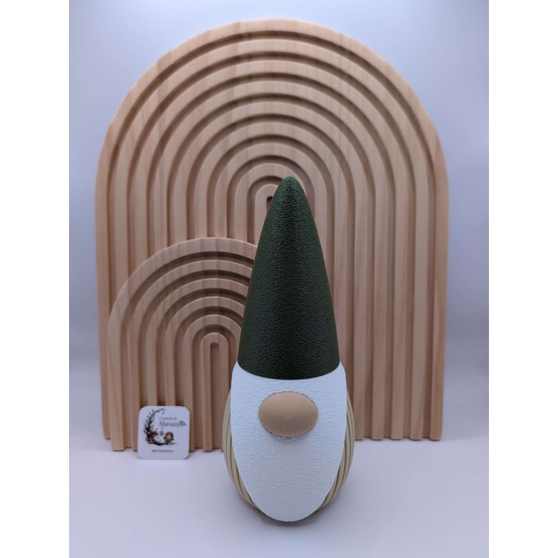 Contenant Décoratif  Grand Gnome - Boîte à Secrets 3D | https://mavanya.ch