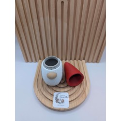 Petit Gnome Déco Rouge - Boîte à Secrets 3D | https://mavanya.ch