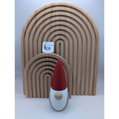 Petit Gnome Déco Rouge - Boîte à Secrets 3D | https://mavanya.ch