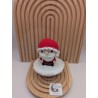 Boule de Noël Père Noël Crochet Amigurumi Fait Main