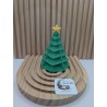 Sapin Droit Déco Géométrique - Noël 3D Vert