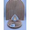 Photophore Sapin Déco LED (Bougie Incluse)