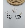 Boucles d'Oreilles "Lien Infini" | Bijoux Cœur Design 3D