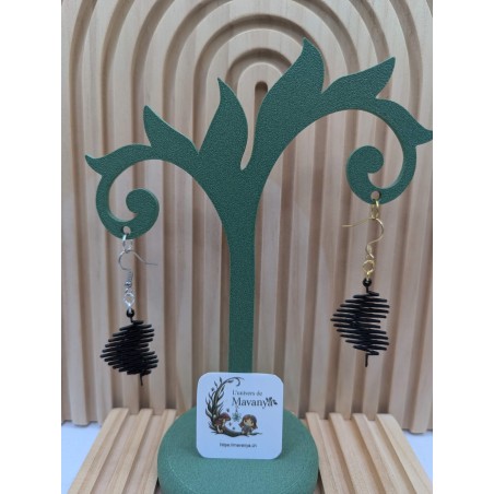 Boucles d'Oreilles "Battement de Cœur" | Bijoux Design 3D