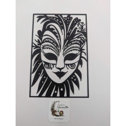 Insert Masque "Regard Stellaire" pour Lanterne 3D | L'univers de Mavanya