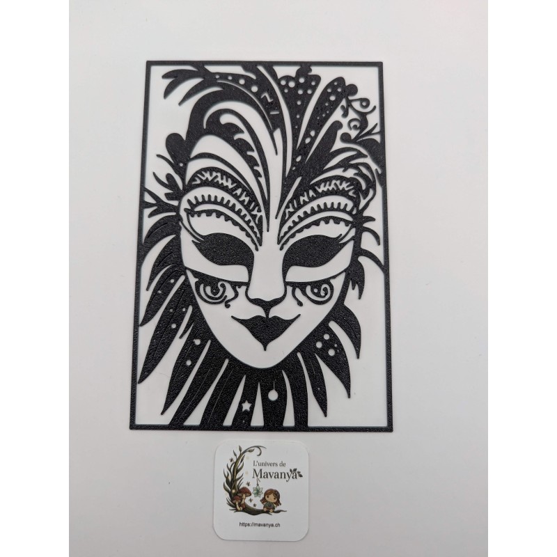 Insert Masque "Regard Stellaire" pour Lanterne 3D | L'univers de Mavanya