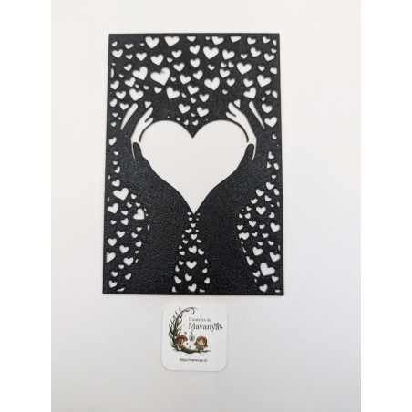 Insert "Promesse de Cœur" pour Lanterne Modulaire | L'univers de Mavanya