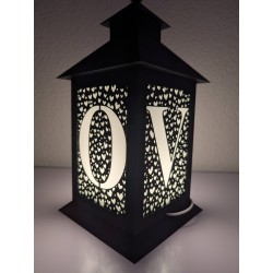 Pack 4 Inserts LOVE pour Lanterne Modulaire | L'univers de Mavanya