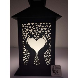 Insert "Promesse de Cœur" pour Lanterne Modulaire | L'univers de Mavanya