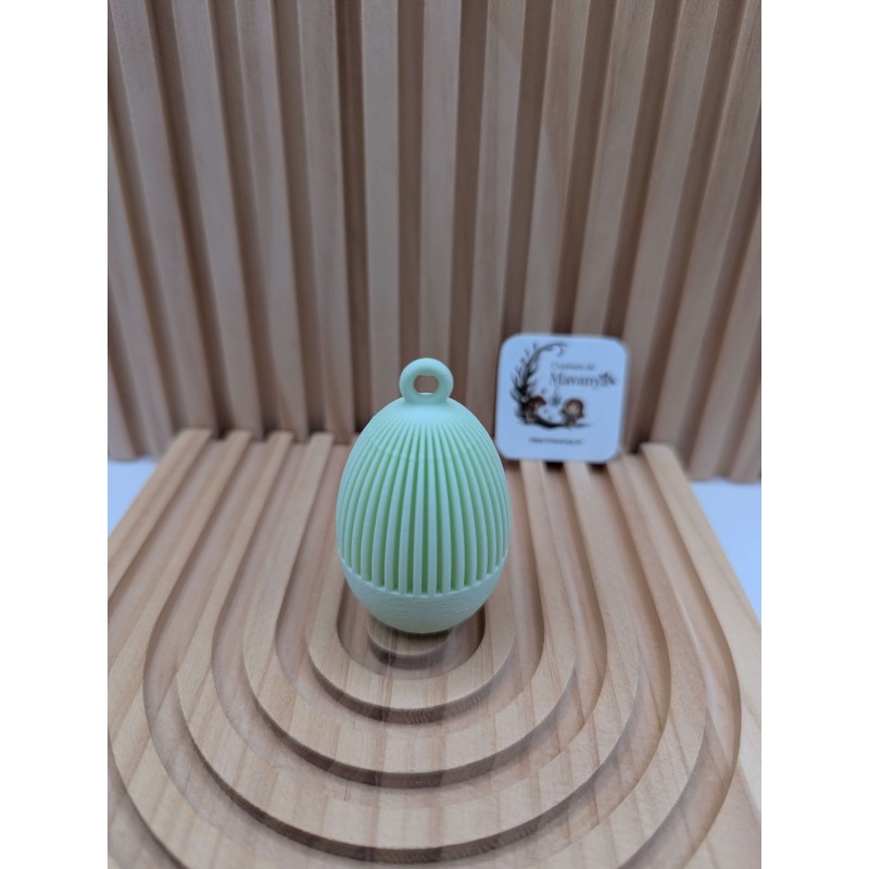 Ornement Suspendu Strata-Ovo | Œuf Design | L'univers de Mavanya