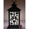 Insert Lanterne Duo de Cœurs | Décoration Oiseaux & Amour | Mavanya