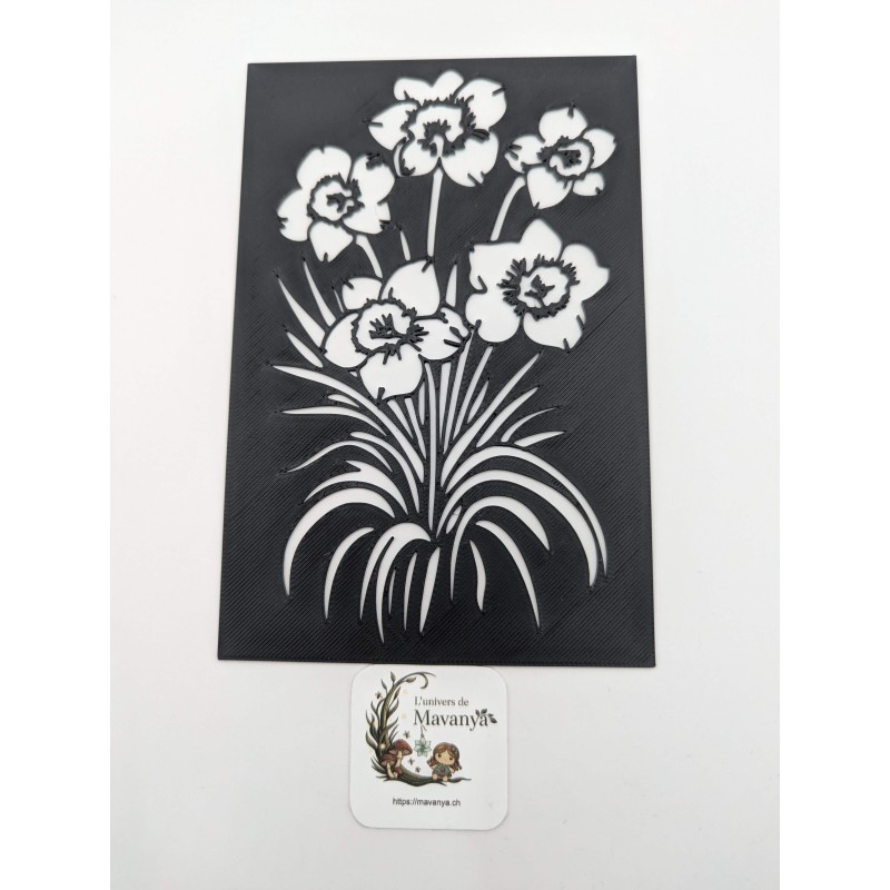 Quintet Floral – Silhouette Noire