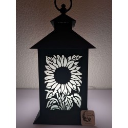 Insert Lanterne Rayon de Soleil | Silhouette Tournesol | Mavanya