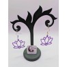 Boucle d'Oreille Lotus | Bijou Yoga & Spiritualité