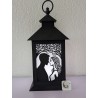 Insert Lanterne Rendez-vous Sous l'Arche | Silhouette Couple 3D | mavanya.ch