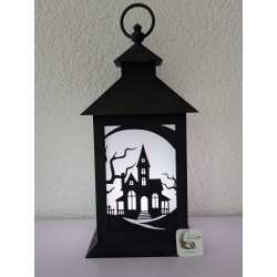 Insert Lanterne Manoir Hanté | Déco Fantastique 3D | mavanya.ch