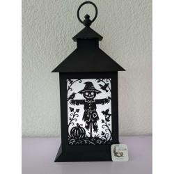 Insert Lanterne L'Épouvantail des Moissons | Déco Automne 3D | mavanya.ch