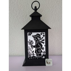 Insert Lanterne L'Épouvantail Galant | Silhouette Champêtre 3D | mavanya.ch