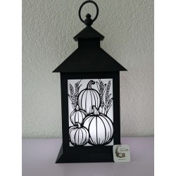 Insert Lanterne Abondance d'Automne | Citrouilles 3D | mavanya.ch