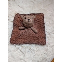 Doudou Plat Ours "Biscotte" Crochet Ricorumi |  mavanya.ch