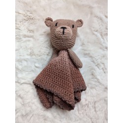 Doudou Plat Ours "Biscotte" Crochet Ricorumi |  mavanya.ch
