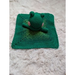 Doudou Plat Grenouille "Tiana" Crochet Ricorumi | mavanya.ch