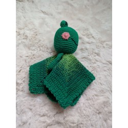 Doudou Plat Grenouille "Tiana" Crochet Ricorumi | mavanya.ch