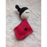 Doudou Plat Coccinelle "Lucky" Crochet Ricorumi | mavanya.ch