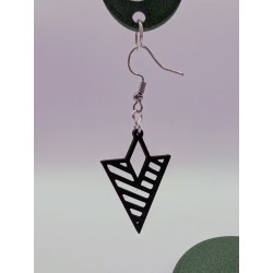 Boucle d'oreille Lame urbaine | Triangle Géométrique