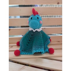 Doudou Plat Dinosaure "Pogo" Crochet | mavanya.ch