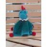 Doudou Plat Dinosaure "Pogo" Crochet | mavanya.ch