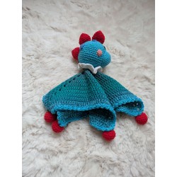 Doudou Plat Dinosaure "Pogo" Crochet | mavanya.ch