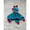 Doudou Plat Dinosaure "Pogo" Crochet | mavanya.ch