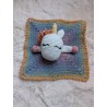 Doudou Plat Licorne "Nova" Crochet| mavanya.ch