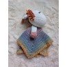 Doudou Plat Licorne "Nova" Crochet| mavanya.ch