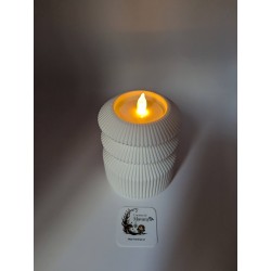 Porte-Bougie LED avec Compartiment Secret "Aura" petit | mavanya.ch
