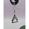 Boucle d'Oreille "Jeu de triangles"