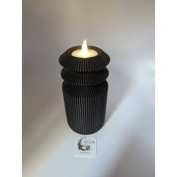 Grand Porte-Bougie LED avec Compartiment Secret | mavanya.ch