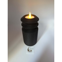 Grand Porte-Bougie LED avec Compartiment Secret | mavanya.ch