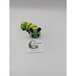 Figurine Articulée Chenille "Léo" Aimantée | mavanya.ch