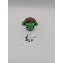 Figurine Articulée Tortue "Tito" Vert et Marron | mavanya.ch