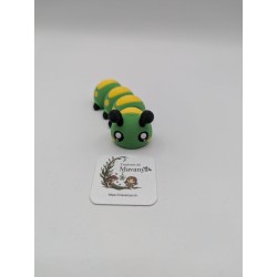 Figurine Articulée Chenille "Chloé" Aimantée | mavanya.ch