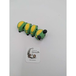 Figurine Articulée Chenille "Chloé" Aimantée | mavanya.ch