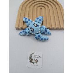 Figurine Articulée Étoile de Mer "Néo" Bleu Ciel | mavanya.ch