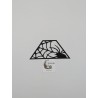 Araignée sur sa Toile - Insert de Toit pour Lanterne Standard